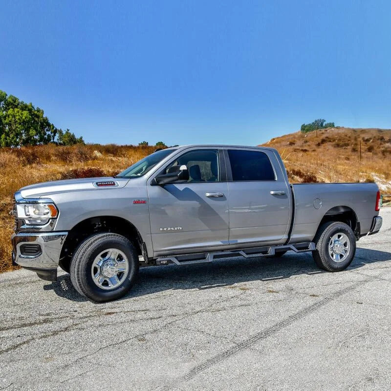Westin 19-20 Ram 2500/3500 HDX Drop W2W Nerf Step Bars - Textured Black - Side View