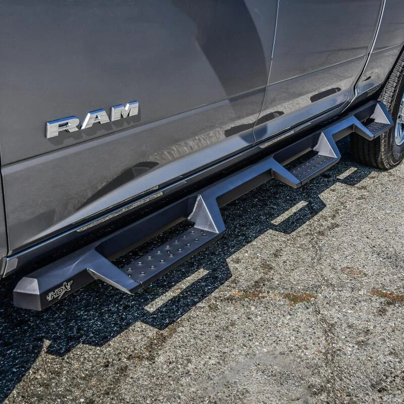 Westin 19-20 Ram 2500/3500 HDX Drop W2W Nerf Step Bars - Textured Black - Installation View