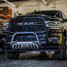 Load image into Gallery viewer, Westin 19-20 Ram 2500/3500 Ultimate LED Bull Bar - Textured Black - Installation View