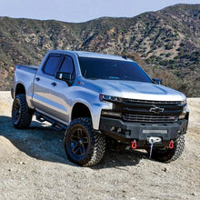 Load image into Gallery viewer, Westin 19-21 Chevrolet Silverado 1500 (Excl. Diesel &amp; LD) Pro-Series Front Bumper - Textured Black - Side View