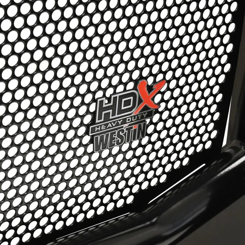 Westin 19-21 Chevrolet Silverado 1500 HDX Modular Grille Guard - Black - Back View