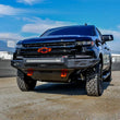 Load image into Gallery viewer, Westin 19-21 Chevrolet Silverado 1500 Pro-Mod Front Bumper - Tex. Blk - Side View