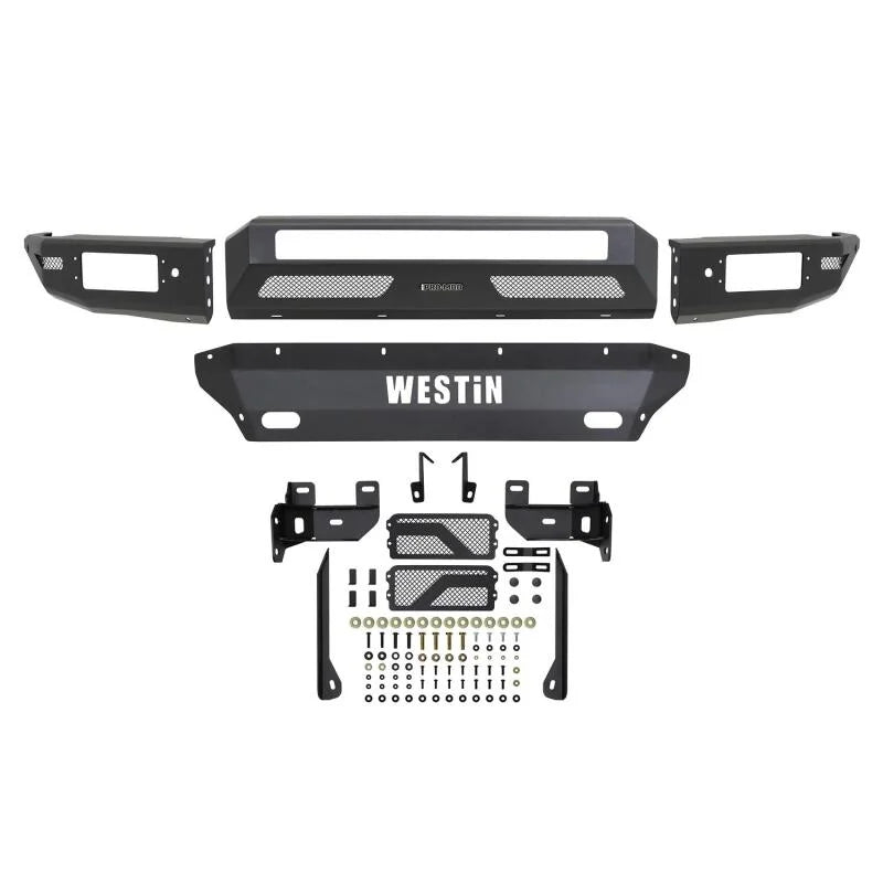 Westin 19-21 Chevrolet Silverado 1500 Pro-Mod Front Bumper - Tex. Blk - Additional View 7