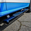 Load image into Gallery viewer, Westin 19-21 Chevrolet Silverado Crew Cab PRO TRAXX 6 Oval Nerf Step Bars - Black - Installation View