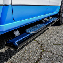 Load image into Gallery viewer, Westin 19-21 Chevrolet Silverado Crew Cab PRO TRAXX 6 Oval Nerf Step Bars - Black - Installation View