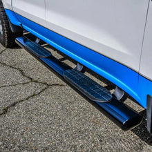 Load image into Gallery viewer, Westin 19-21 Chevrolet Silverado Crew Cab PRO TRAXX 6 Oval Nerf Step Bars - Black - Additional View 5