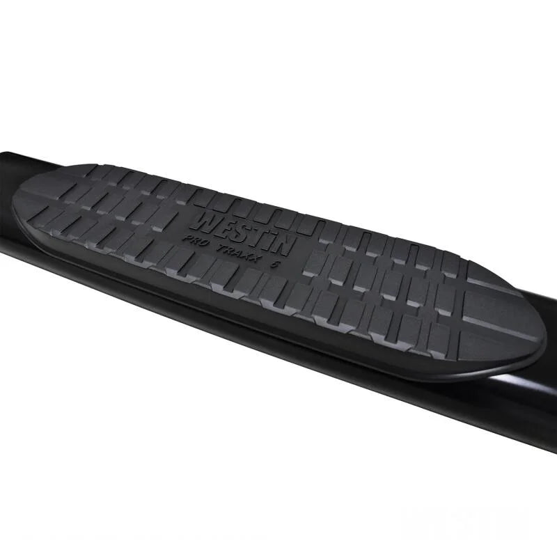 Westin 19-21 Chevrolet Silverado Crew Cab PRO TRAXX 6 Oval Nerf Step Bars - Black - Additional View 8