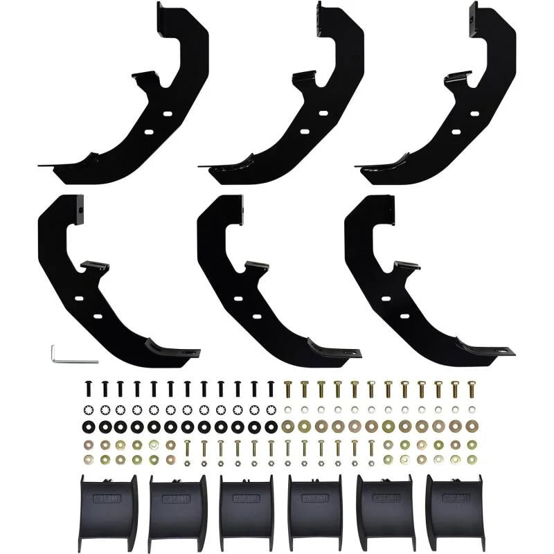 Westin 19-21 Chevrolet Silverado Crew Cab PRO TRAXX 6 Oval Nerf Step Bars - Black - Additional View 9