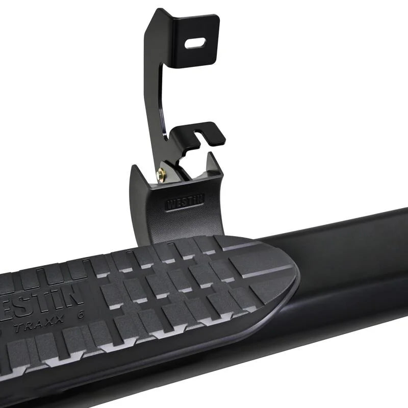 Westin 19-21 Chevrolet Silverado Crew Cab PRO TRAXX 6 Oval Nerf Step Bars - Black - Additional View 11