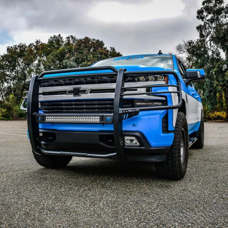 Westin 19-21 Chevy 1500 Sportsman X Grille Guard - Textured Black (Excl. 2019 Silverado LD) - Additional View 7