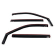 Load image into Gallery viewer, Westin 19-21 Chevy Silverado Crew Cab Pickup In-Channel Wind Deflector 4pc - Smoke - Main Product View