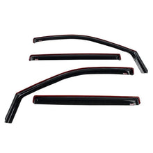 Load image into Gallery viewer, Westin 19-21 Chevy Silverado Crew Cab Pickup In-Channel Wind Deflector 4pc - Smoke - Main Product View