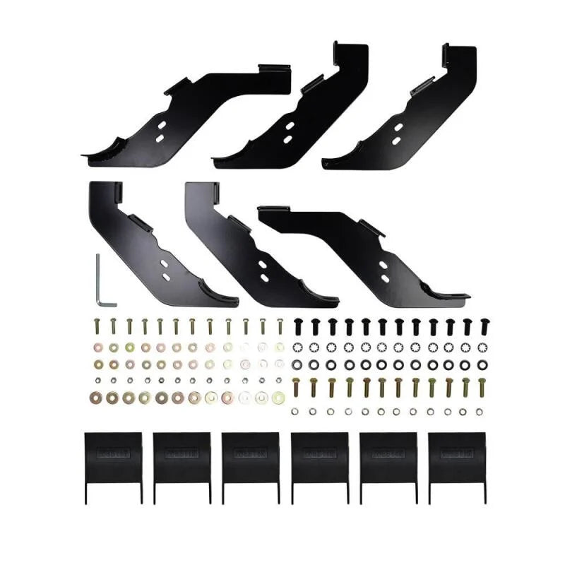 Westin 19-21 Ford Ranger SuperCrew PRO TRAXX 5 Oval Nerf Step Bars - SS - Back View
