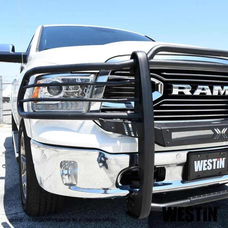 Westin 19-21 Ram 1500 Classic (Excl Rebel) Sportsman X Grille Guard - Textured Black - Additional View 5