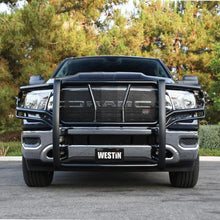 Load image into Gallery viewer, Westin 19-21 Ram 1500 (non Rebel/Warlock) HDX Grille Guard - Black - Installation View