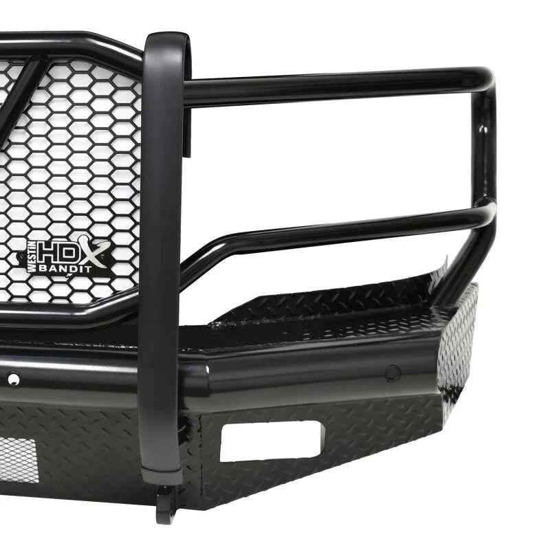 Westin 19-21 Ram 2500/3500 HDX Bandit Front Bumper - Black - Installation View