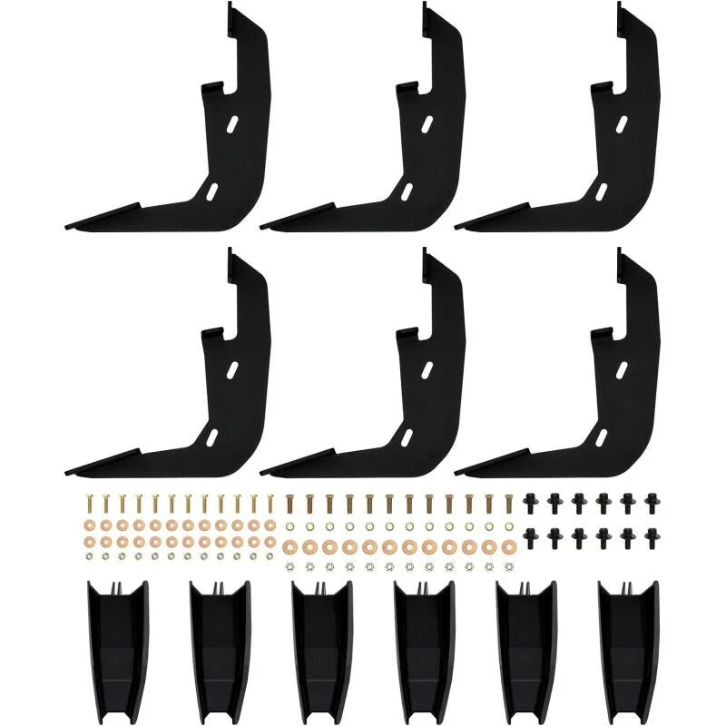 Westin 19-22 Chevrolet Silverado 1500 CC R5 XD Nerf Step Bars - SS - Back View