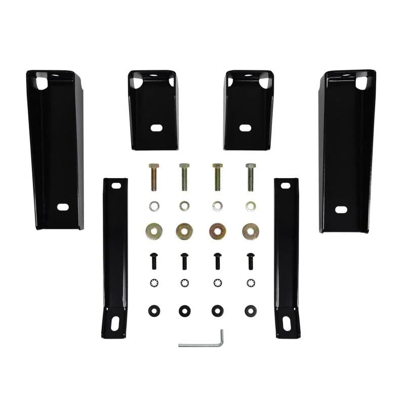 Westin 19-22 Chevrolet Silverado 1500 DC E-Series 3 Nerf Step Bars - Blk - Installation View