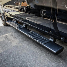 Load image into Gallery viewer, Westin 19-22 Chevrolet Silverado 1500 DC (Excl. 2019 LD/Limited) R7 Nerf Step Bars - Black - Back View