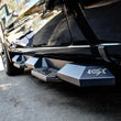 Load image into Gallery viewer, Westin 19-22 Chevrolet Silverado 1500 DC HDX Xtreme Nerf Step Bars - Tex. Blk - Installation View