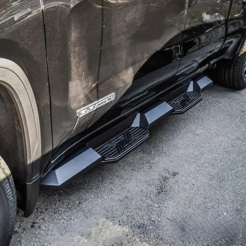 Westin 19-22 Chevrolet Silverado 1500 DC HDX Xtreme Nerf Step Bars - Tex. Blk - Additional View 5