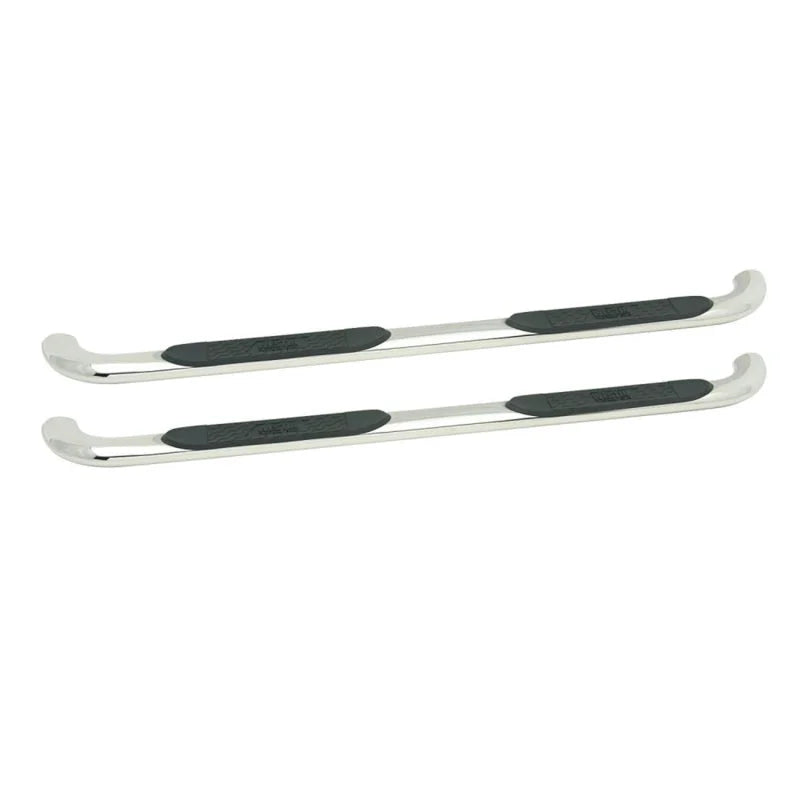 Westin 19-22 Chevrolet Silverado 1500 DC Platinum 4 Oval Nerf Step Bars - SS - Main Product View