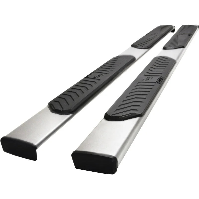Westin 19-22 Chevrolet Silverado 1500 DC R5 Nerf Step Bars - SS - Main Product View