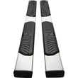 Load image into Gallery viewer, Westin 19-22 Chevrolet Silverado 1500 DC R5 Nerf Step Bars - SS - Side View