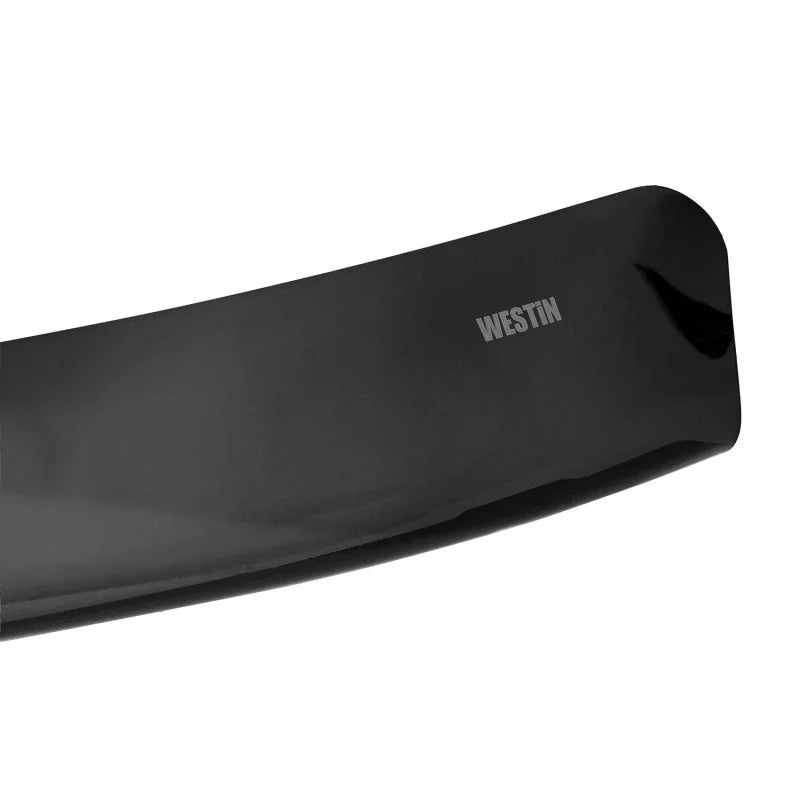 Westin 19-22 Chevrolet Silverado 1500 (Excl. 2019 LD) Platinum Bug Shield - Smoke - Back View
