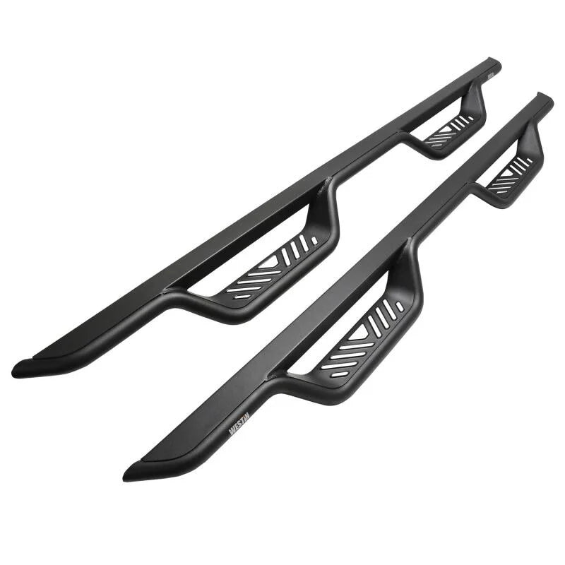 Westin 19-22 Chevrolet Silverado / GMC Sierra Crew Cab Outlaw Nerf Step Bars - Additional View 8
