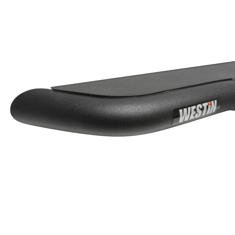 Westin 19-22 Chevrolet Silverado / GMC Sierra Double Cab Outlaw Nerf Step Bars - Back View