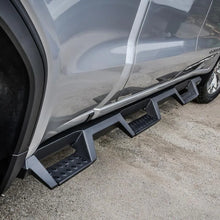 Load image into Gallery viewer, Westin 19-22 GMC Sierra 1500 CC 6.5ft Bed (Excl. 2019 Ltd/LD) HDX Drop W2W Nerf Step Bars - Tex. Blk - Side View
