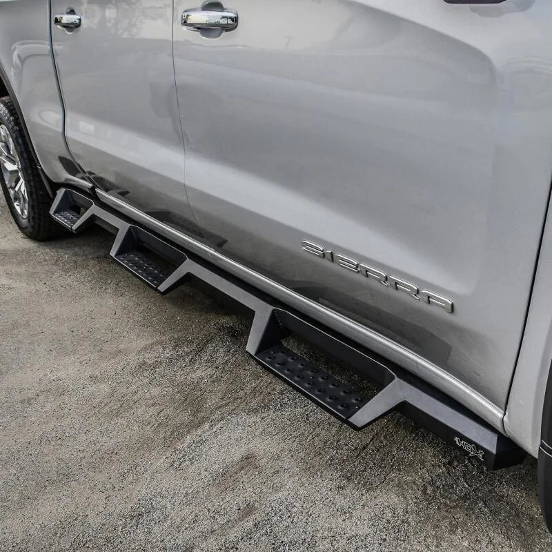 Westin 19-22 GMC Sierra 1500 CC 6.5ft Bed (Excl. 2019 Ltd/LD) HDX Drop W2W Nerf Step Bars - Tex. Blk - Additional View 5