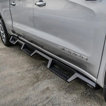 Load image into Gallery viewer, Westin 19-22 GMC Sierra 1500 CC 6.5ft Bed (Excl. 2019 Ltd/LD) HDX Drop W2W Nerf Step Bars - Tex. Blk - Additional View 5