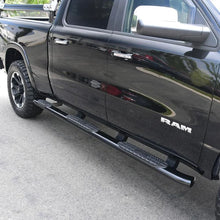 Load image into Gallery viewer, Westin 19-22 RAM 1500 CC 5ft7in. Bed (Excl. Classic) PRO TRAXX 5 W2W Oval Nerf Step Bars - Black - Side View