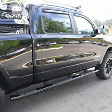 Load image into Gallery viewer, Westin 19-22 RAM 1500 CC 5ft7in. Bed (Excl. Classic) PRO TRAXX 5 W2W Oval Nerf Step Bars - Black - Installation View