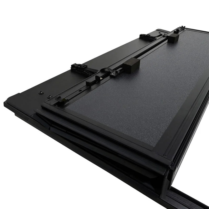 Westin 19-22 RAM 1500 Crew Cab (Excl. RamBox) 5ft. 7in. Bed Hard Tri-Fold Tonneau Cover - Black - Additional View 6