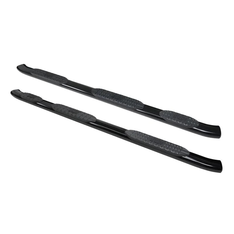 Westin 19-22 RAM 1500 Quad Cab 6.5ft Bed (Excl. Classic) PRO TRAXX 5 Oval W2W Nerf Step Bars - Blk - Side View