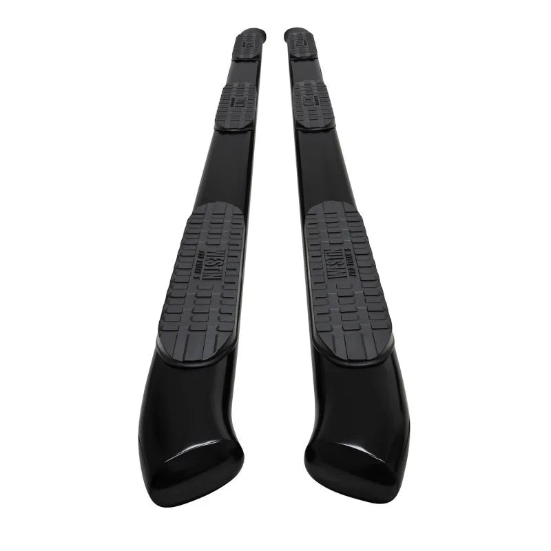Westin 19-22 RAM 2500/3500 CC 8ft Bed Excl. Dually PRO TRAXX 5 Oval W2W Nerf Step Bars - Blk - Side View