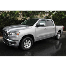 Load image into Gallery viewer, Westin 19-22 Ram 1500 Crew Cab(Excl. 19-22 Ram 1500 Classic) In Channel Wind Deflector 4pc - Smoke - Back View