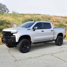 Load image into Gallery viewer, Westin 19-23 Chevrolet/GMC Silverado/Sierra 1500 Crew Cab Outlaw Nerf Step Bars - Back View