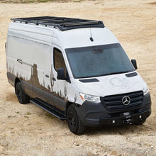 Load image into Gallery viewer, Westin 19-23 Mercedes-Benz Sprinter 144in WB/High Roof Mesa Roof Rack - Textured Black - Main Product View