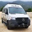 Load image into Gallery viewer, Westin 19-23 Mercedes-Benz Sprinter Pro-Series Mid Width Front Bumper - Textured Black - Back View
