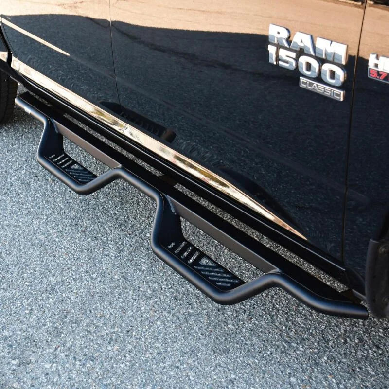 Westin 19-23 RAM 1500 Classic Crew Cab  Outlaw Drop Nerf Step Bars - Back View
