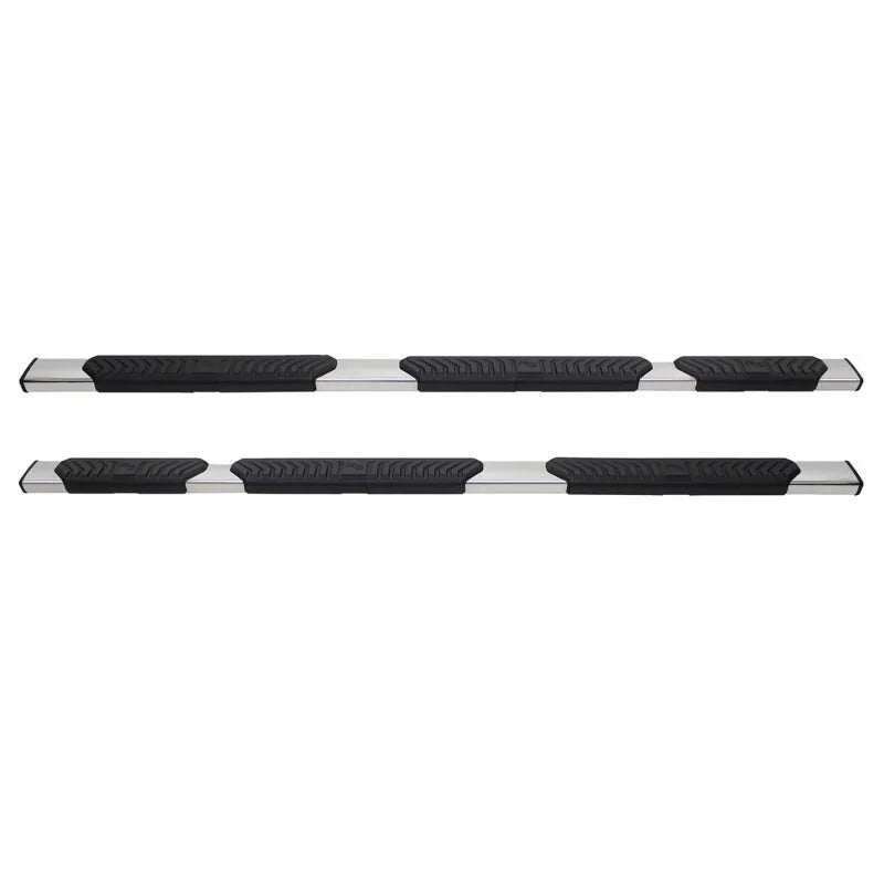 Westin 19-23 RAM 1500 Quad Cab 6.5ft. Bed (No 2019+ Clsc) R5 M-Series W2W Nerf Step Bars - Polish SS - Side View