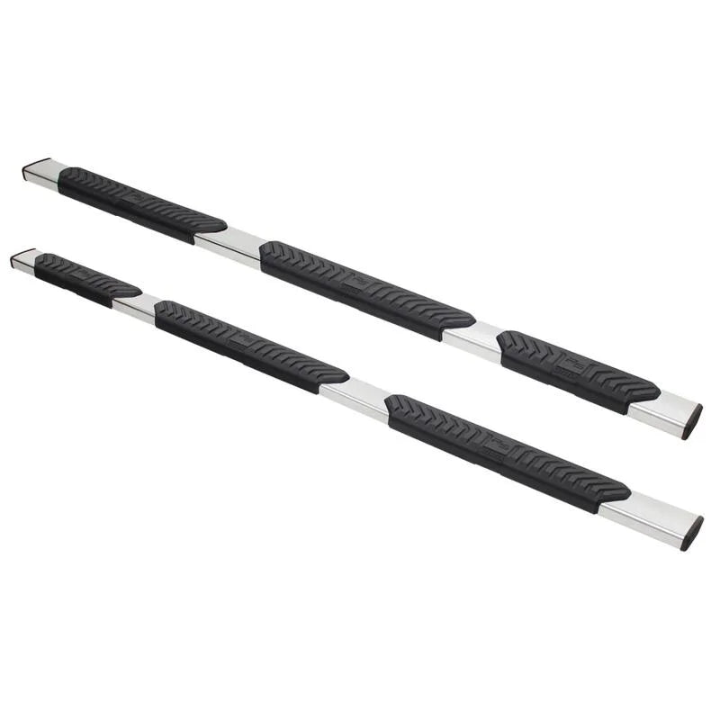 Westin 19-23 RAM 1500 Quad Cab 6.5ft. Bed (No 2019+ Clsc) R5 M-Series W2W Nerf Step Bars - Polish SS - Back View