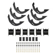 Load image into Gallery viewer, Westin 19-24 Chevrolet Silverado / GMC Sierra 1500 DC (Excl. LD/LTD) HDX Running Boards - Tex. Blk - Side View