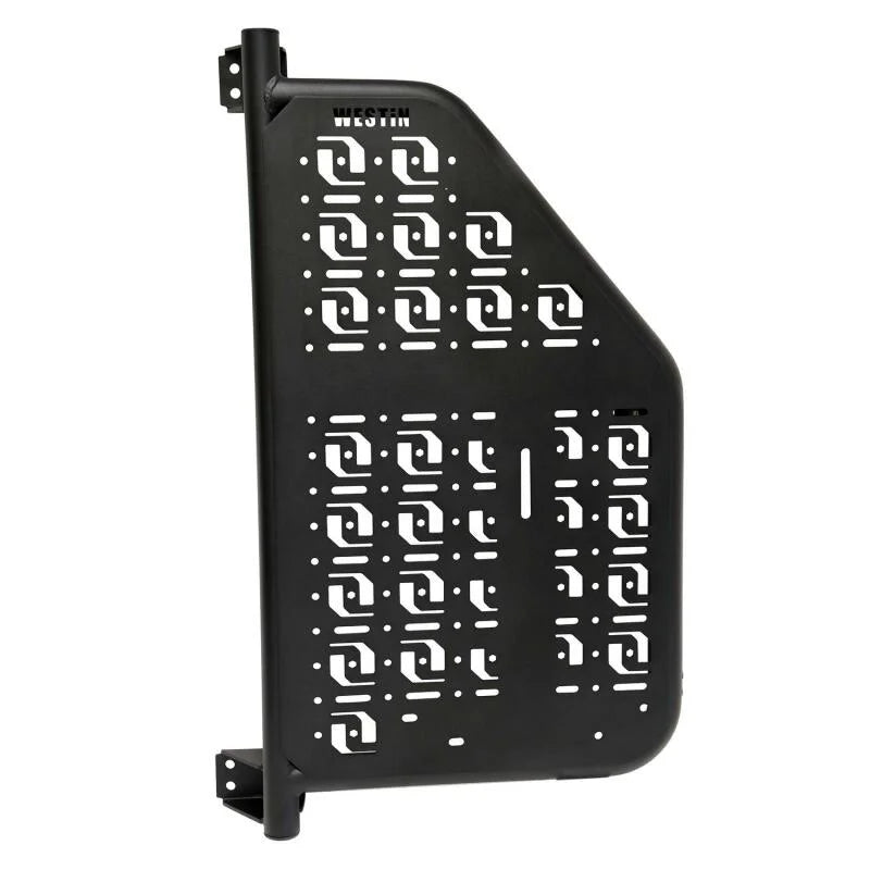 Westin 19-24 Mercedes-Benz Sprinter Accessory Carrier For XTS - Rear Driver Side - Side View