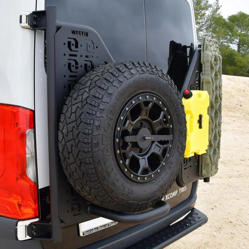 Westin 19-24 Mercedes-Benz Sprinter Accessory Carrier For XTS - Rear Driver Side - Additional View 6