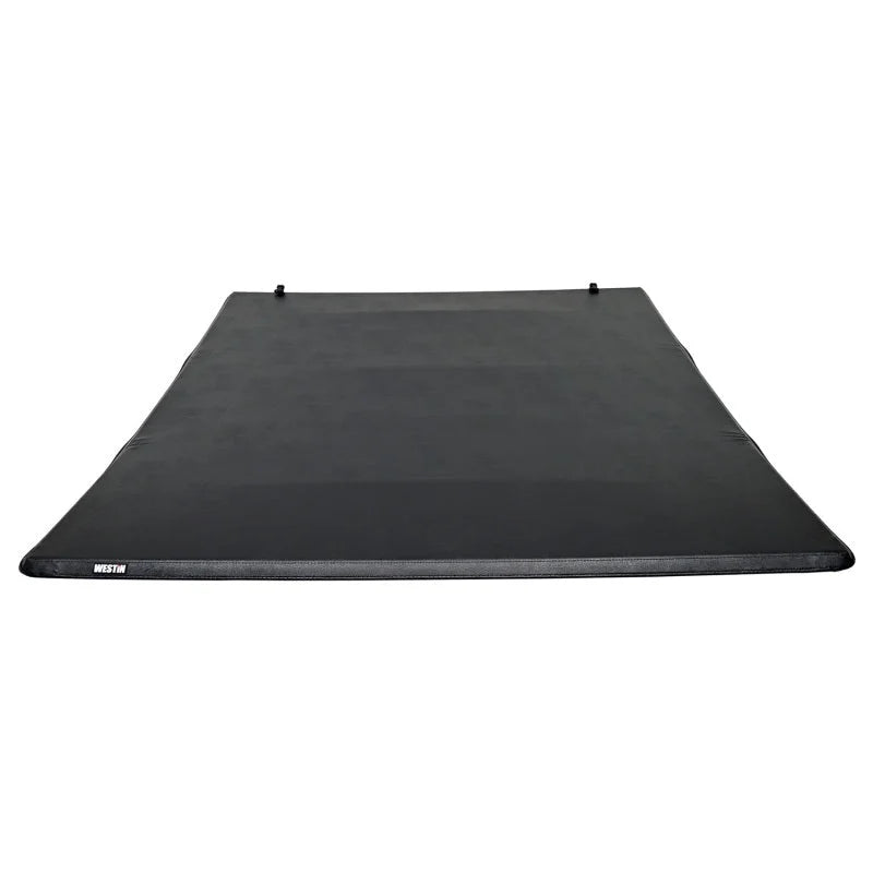 Westin 19-24 RAM 1500 New Body (Excl. 19-23 Classic) 6ft. 4in. Bed Soft Tri-Fold Tonneau Cover - Blk - Side View